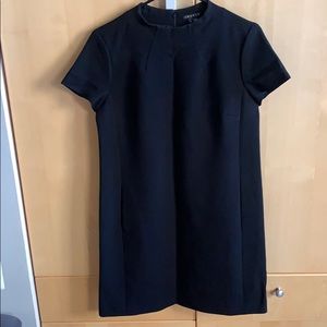 Theory Black Mini Dress (Work Appropriate) Size 8